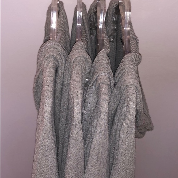 GREY HOODED CARDIGAN / DUSTER - Picture 6 of 10